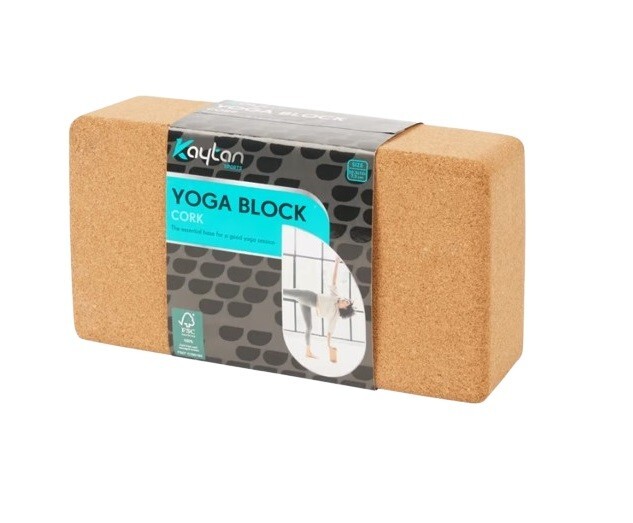 Kaytan Yoga Block Yoga Block Cork Natural Yoga Block Fitness Pilates Meditation