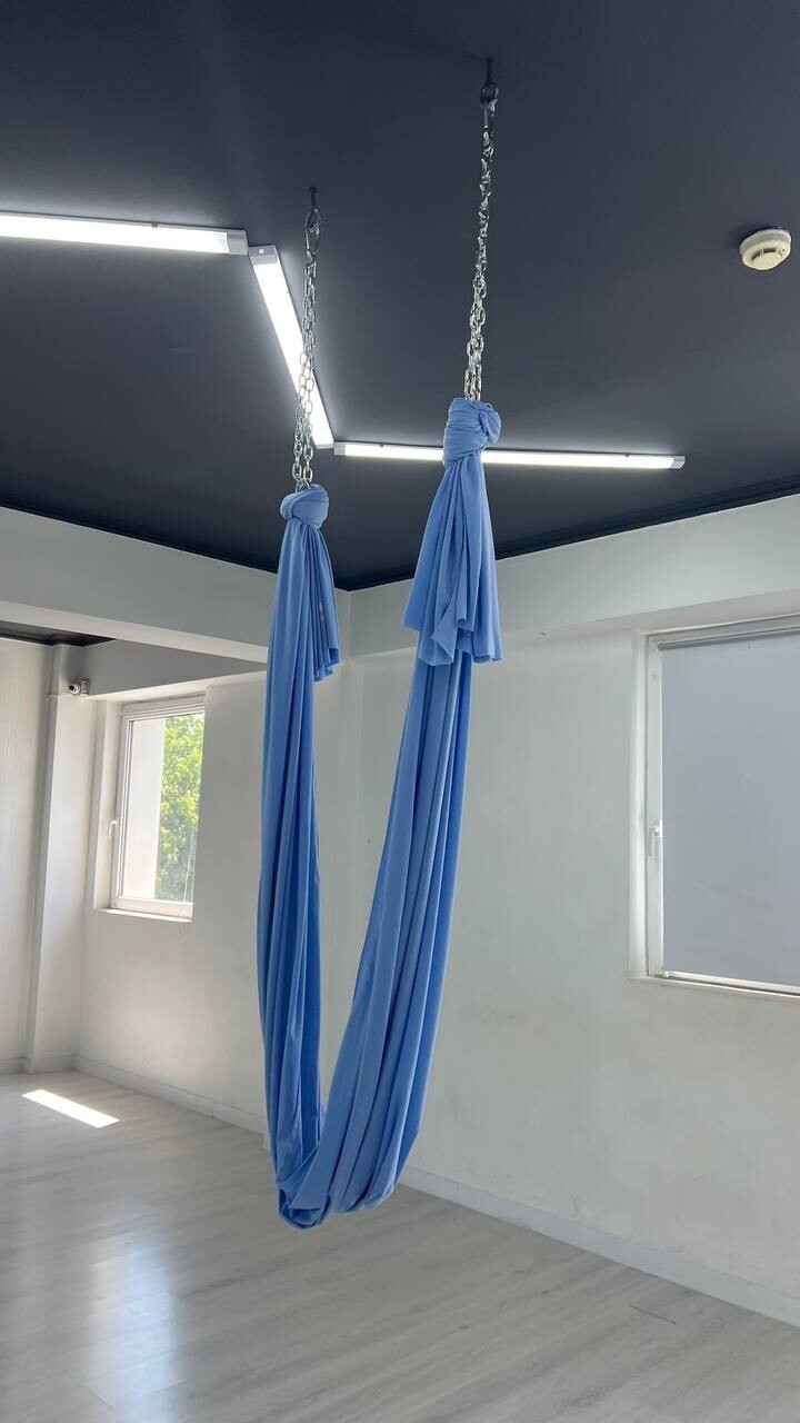 Professional Aerial Yoga Hammock Anti-Gravity Fly Yoga Swing Sky Blue