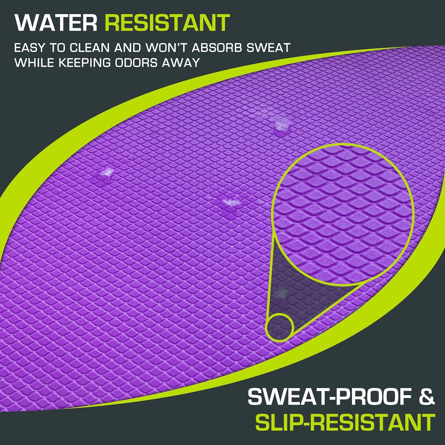 ProsourceFit Exercise Balance Pad Large Cushioned Non-Slip Foam Mat 15×19