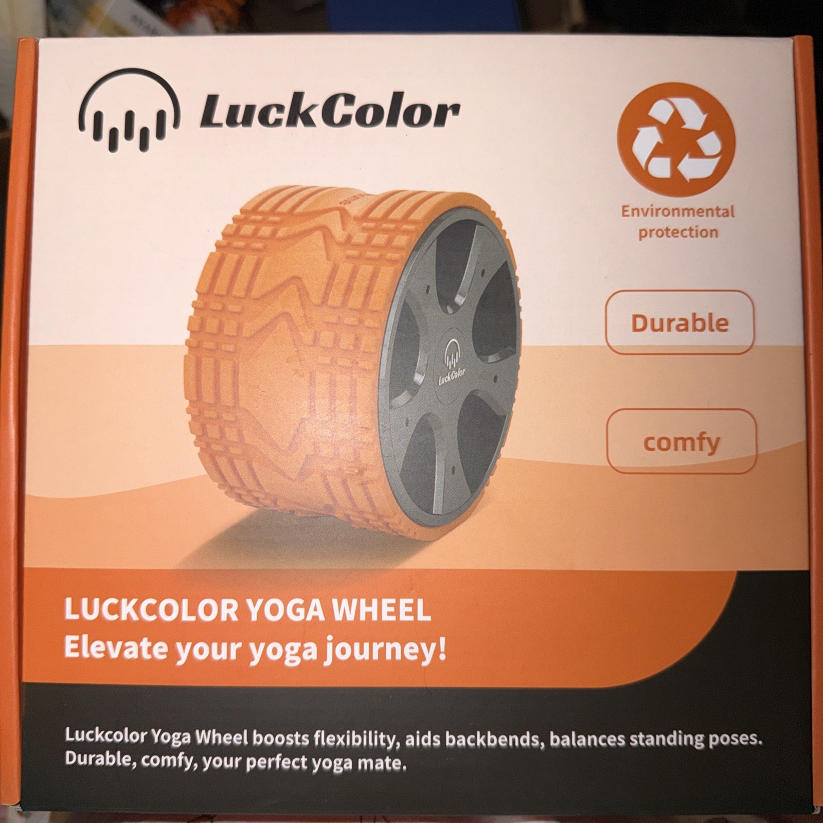 *NEW* Yoga Wheel, Acid Blue & Grey