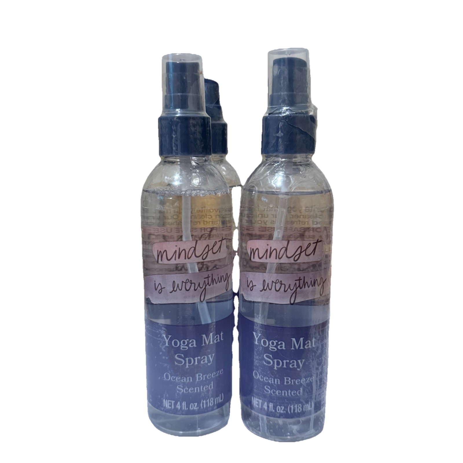 Yoga Mat spray Ocean Breeze Scented Set Of 4. Yoga Mat’s Cleaner