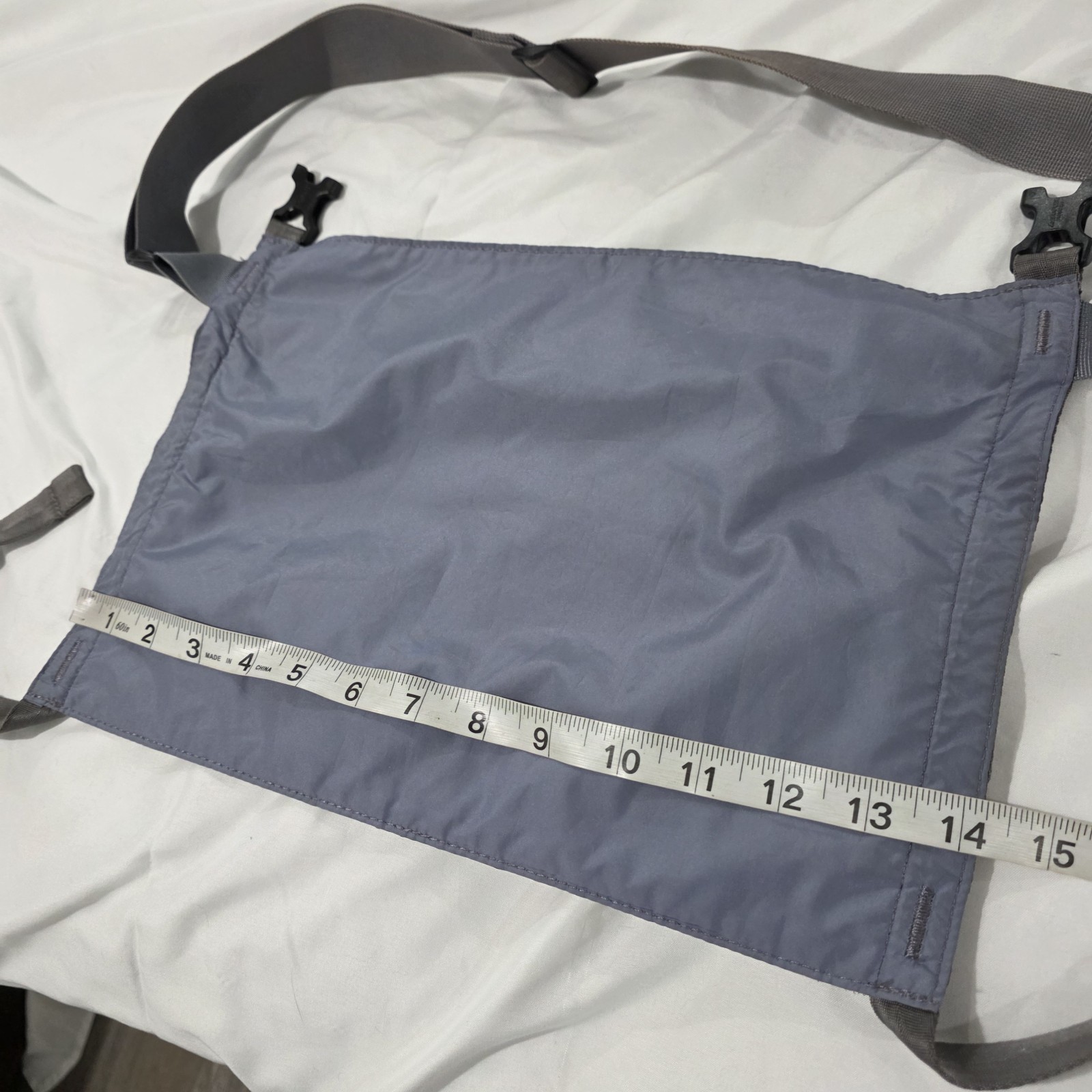 Manduka Go Play 2.0 Yoga Mat Carrier Gray Zip Pouch