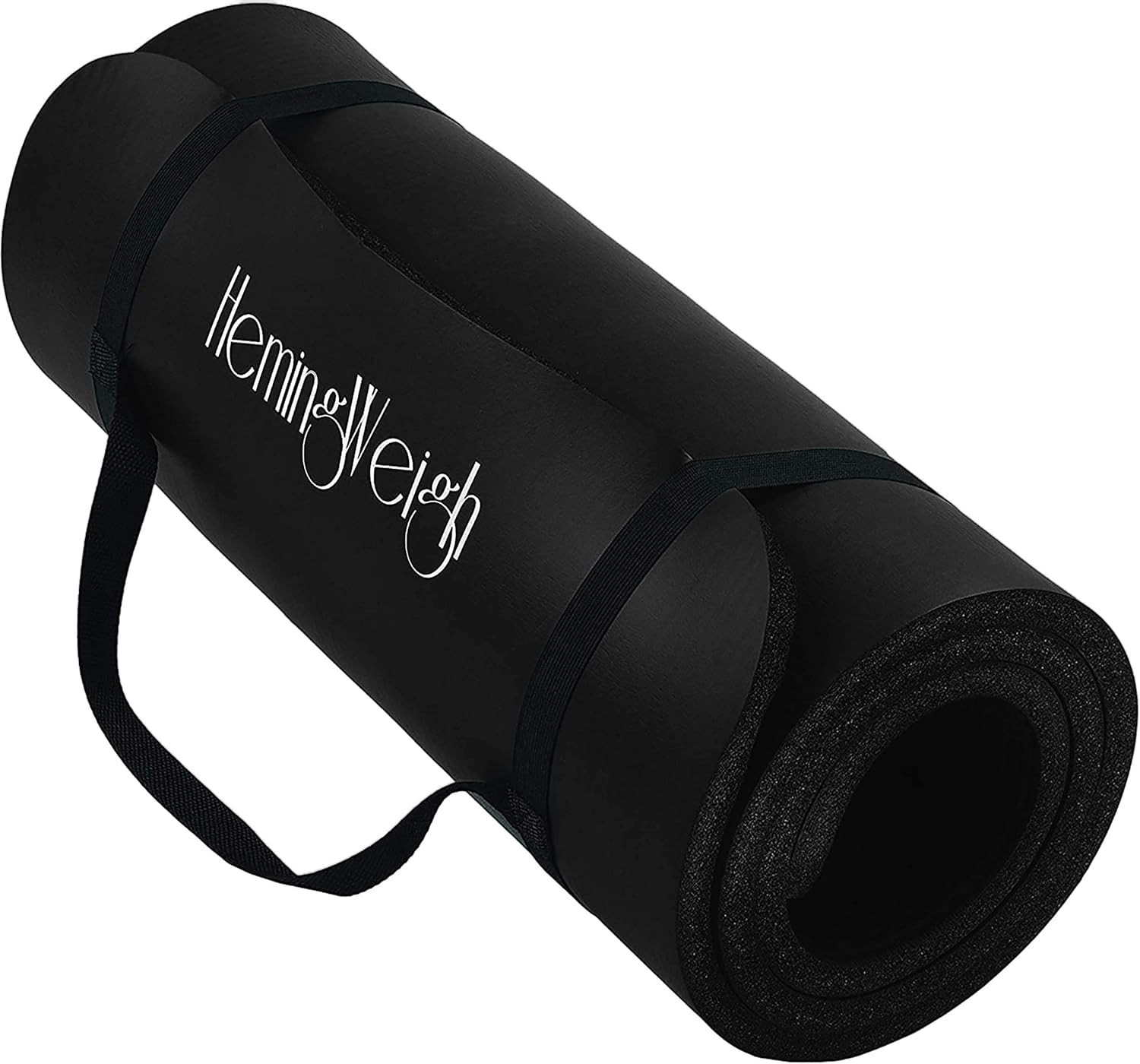 1 Inch Extra Thick Non Slip Yoga Mat – Exercise Mats for Home Workouts, Black (7