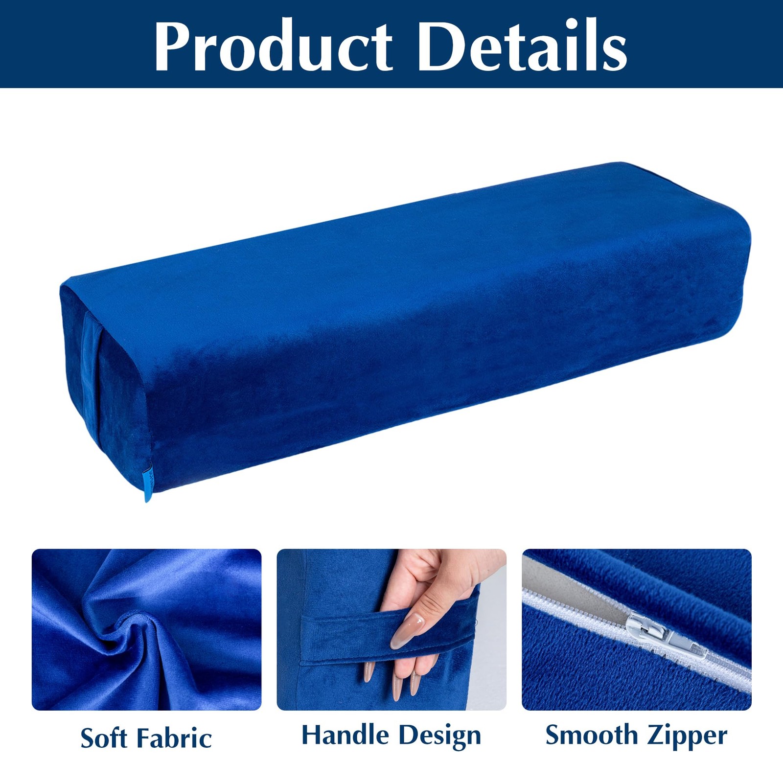 2-Pack Yoga Bolster Pillow Set: Rectangular & Cylinder Pillows for Meditation…