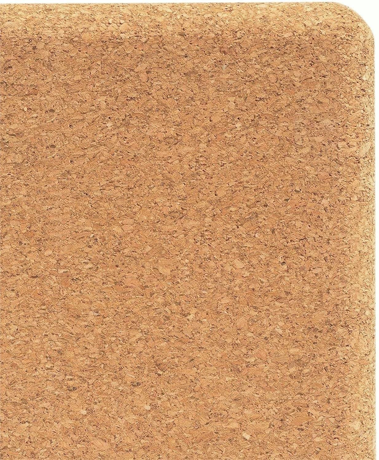 Cork Yoga Blocks 2 Pack Set -Natural Cork from Portugal, 9&Prime;x6&Prime;x4&Prime; Yoga Blocks