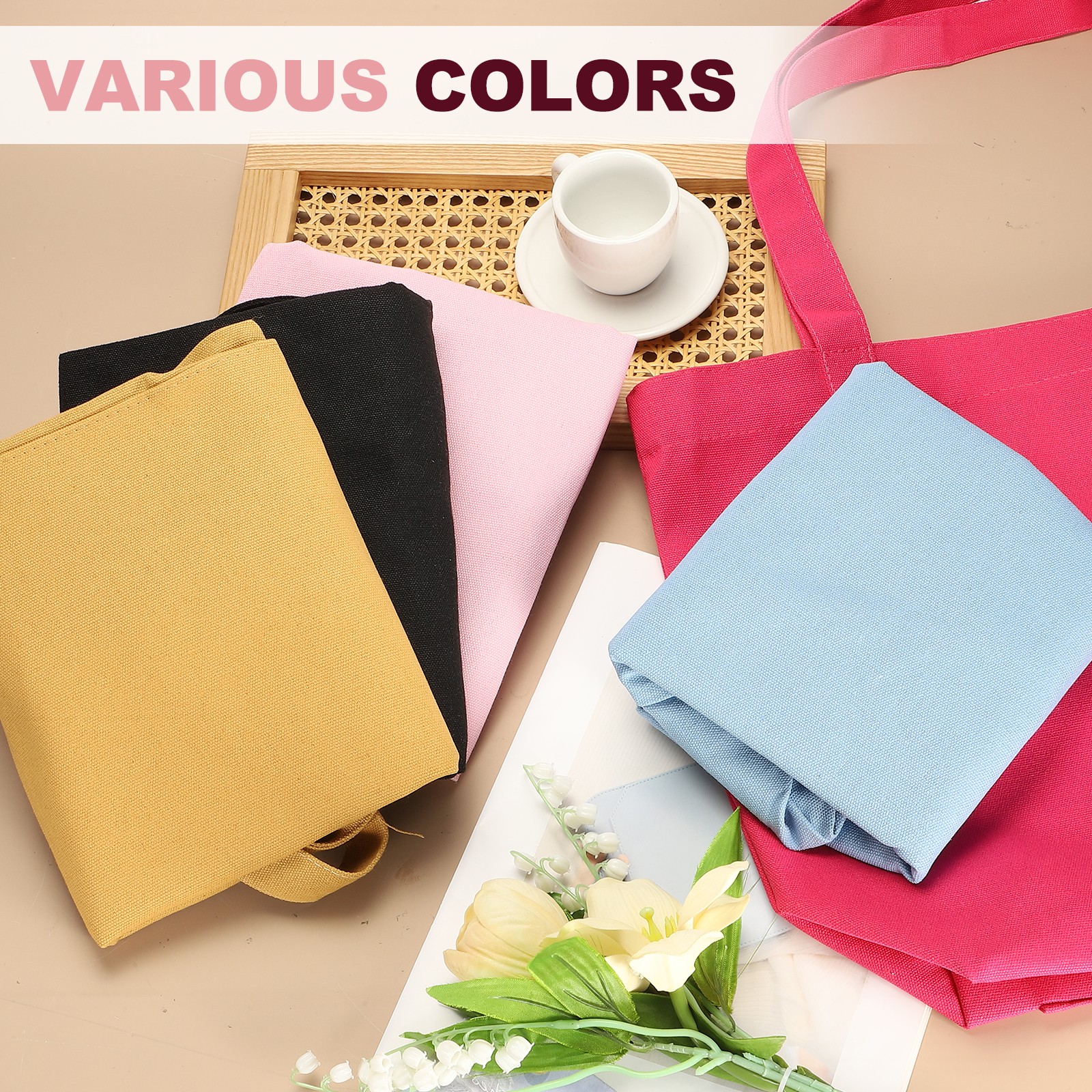 1 Pcs Yoga Bag, Tote Pilates Bag with Yoga Mat Holder Canvas & Purple