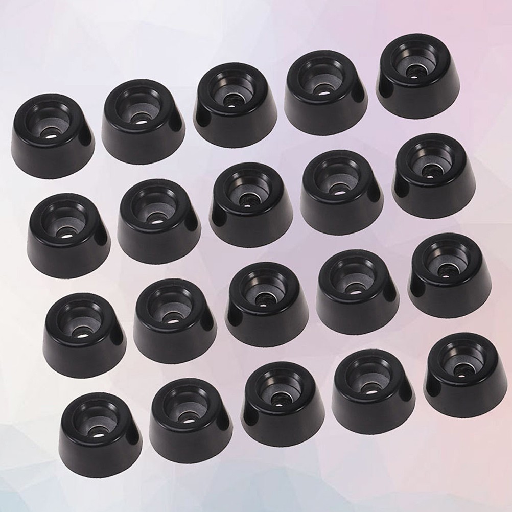 20Pcs Reusable Chair Feet Protectors Round Silicone Covers for Hardwood Floors