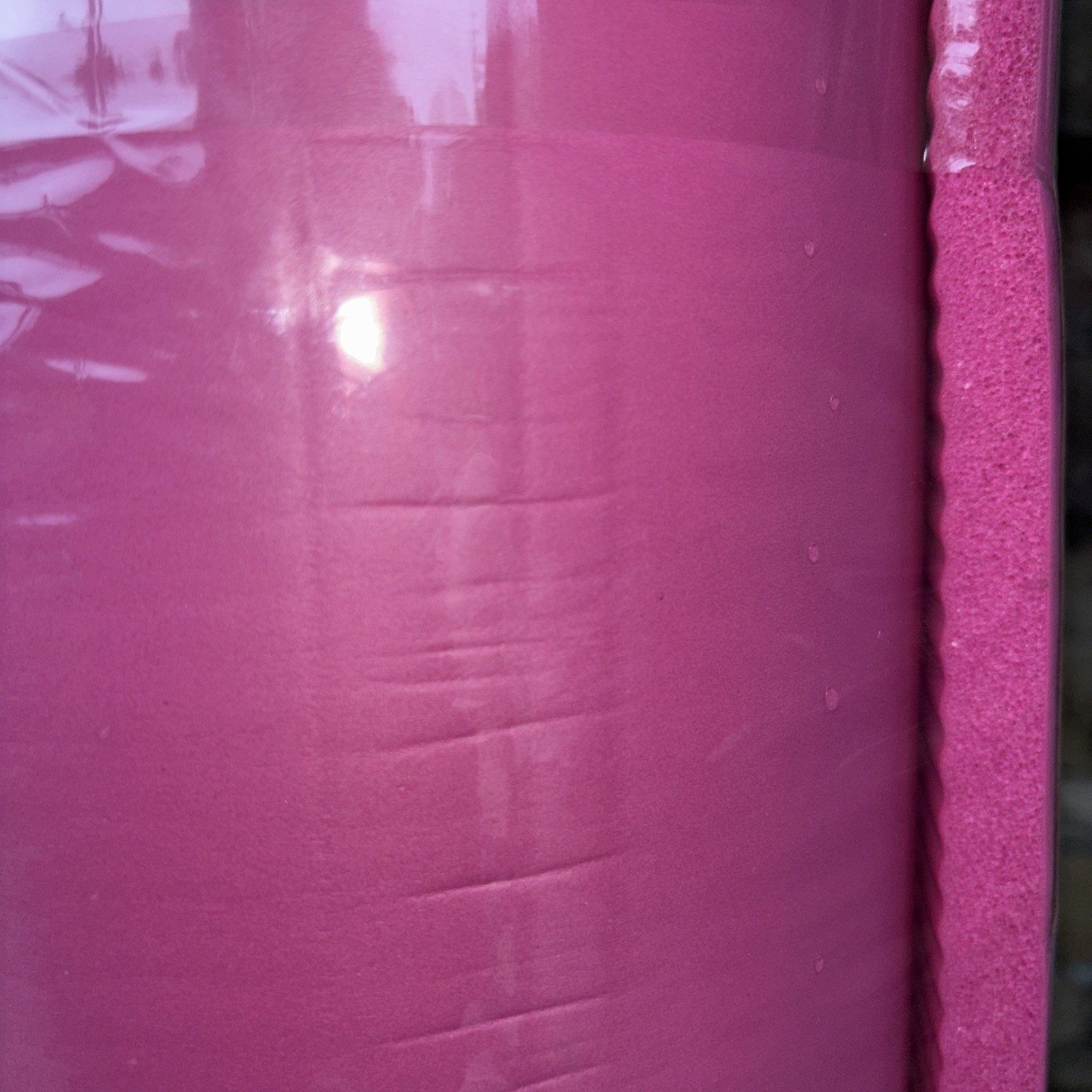 Thick Pink NBR Foam Yoga Mat Eco Friendly W/ Carry Strap 72×24” 0.54”/14.99mm