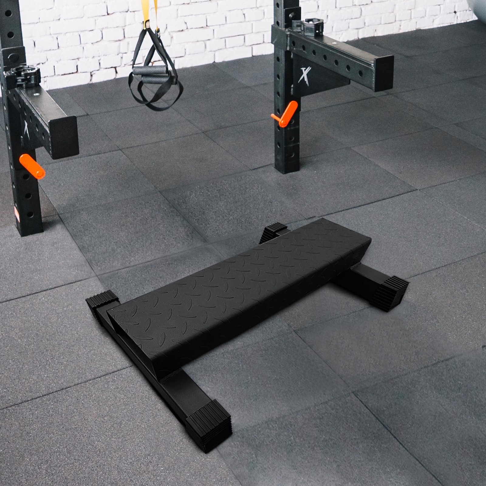BLUSLM Upgraded Calf Raise Bar, Wide and High Squat Machine for Leg Stretchin…