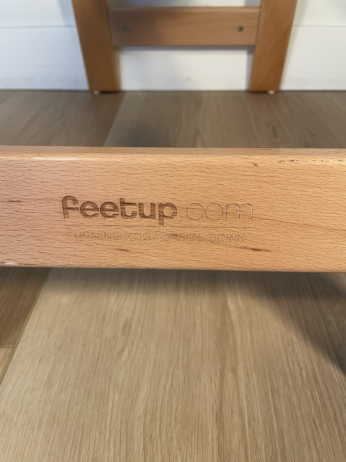 FeetUp Feet Up Yoga Inversion Trainer Headstand Bench Chair Padded White