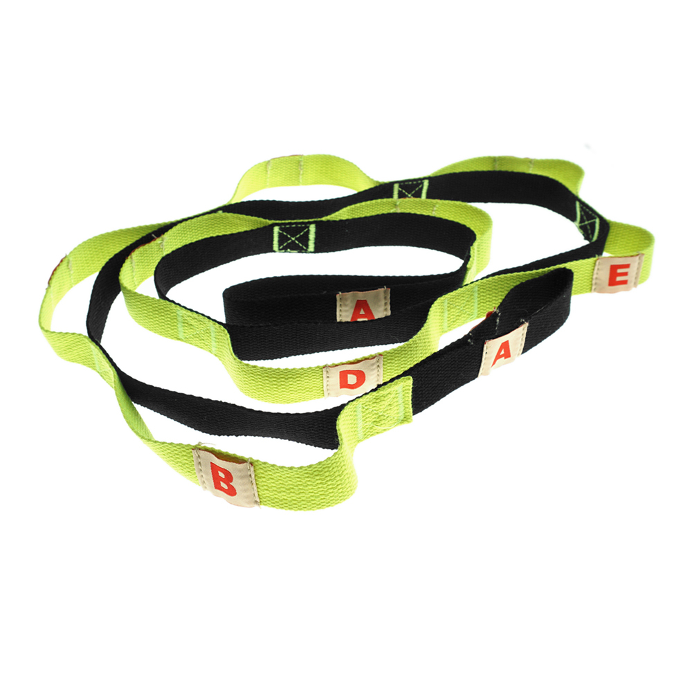 10-Loop Yoga Stretch Strap Fitness Pilates Belt-Physical Therapy Ballet Stretch