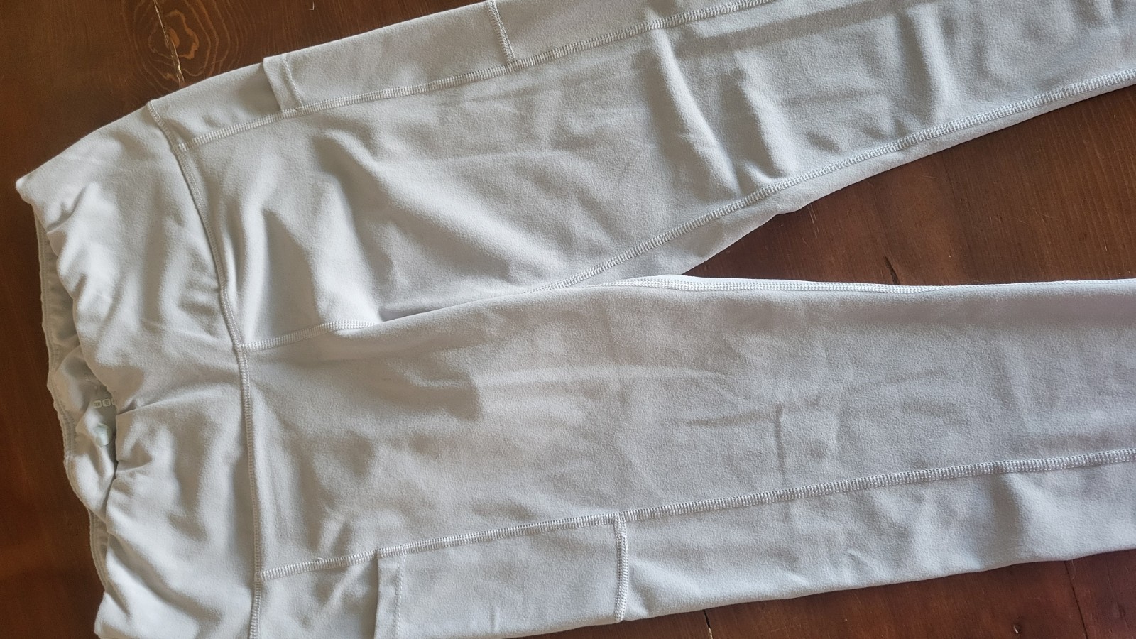 IUGA Women&rsquo;s Yoga Pants, Grey, Size L, 3 Pockets, Soft Polyester Spandex