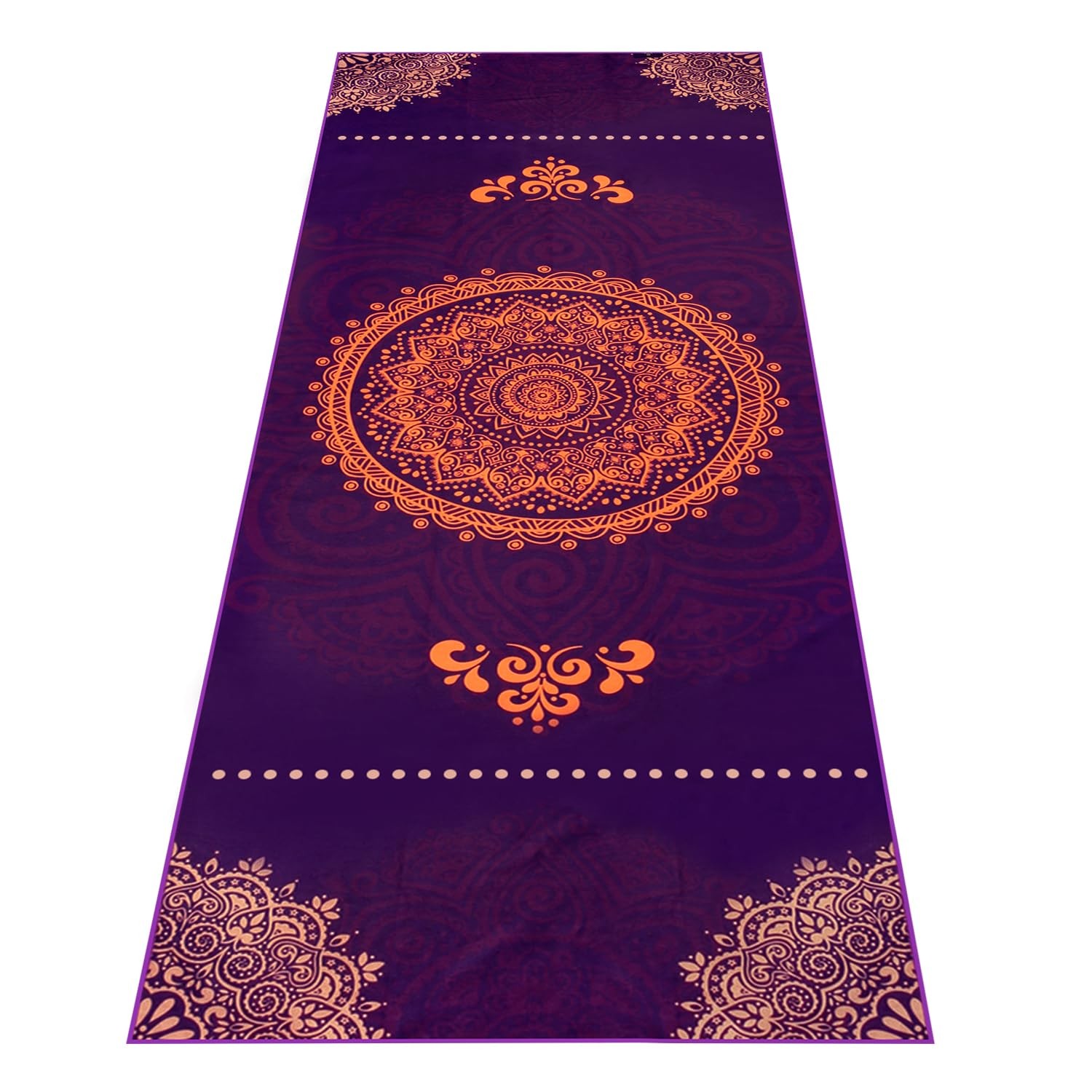 Heathyoga Non Slip Hot Yoga Towel 100 Microfiber Non Slip Yoga Mat Towel For