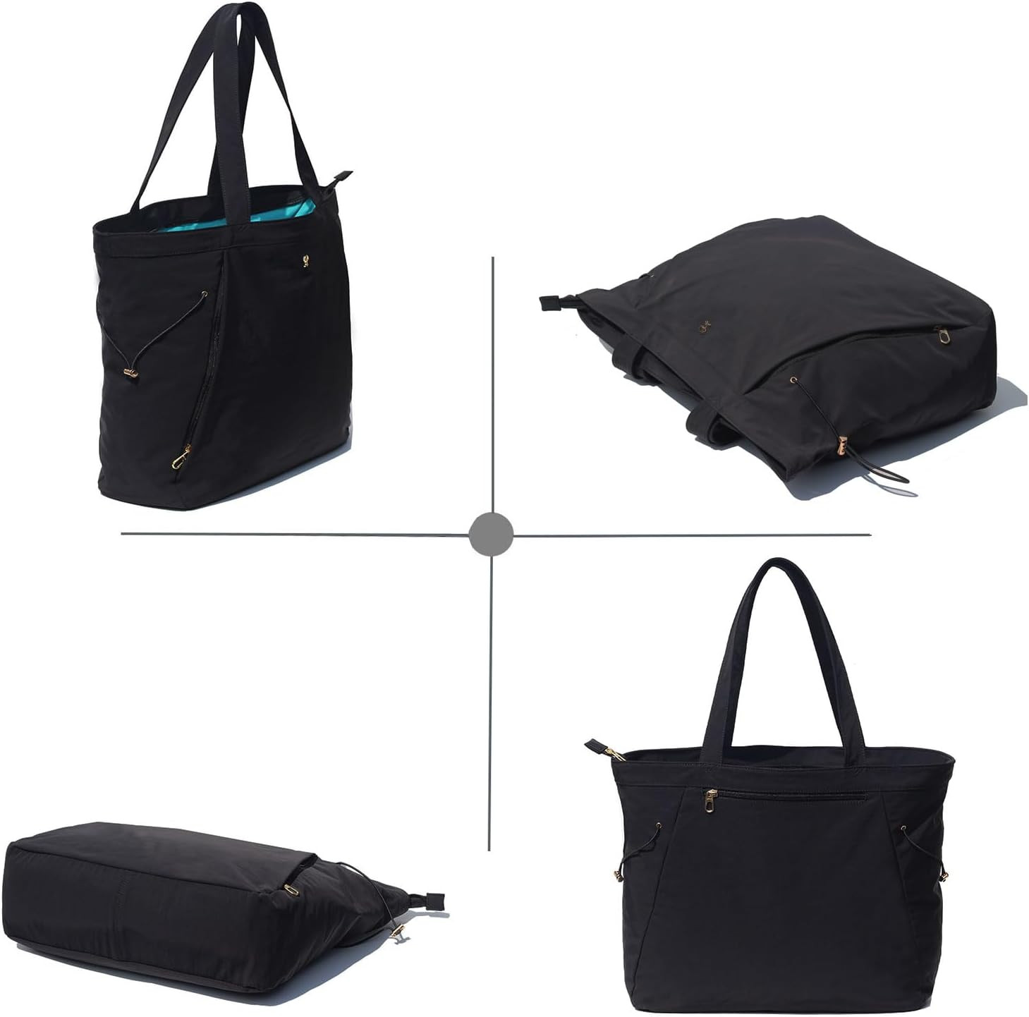 Yoga Tote Bag for Women Shoulder Bags Drawstring for Office Workout Travel Carry