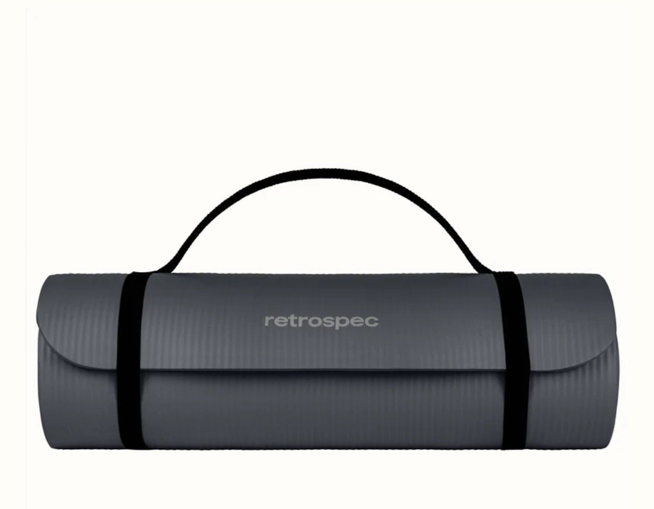 Retrospec Solana Yoga Mat 1&Prime; Thick With Nylon Strap For Men & Women – Non Slip