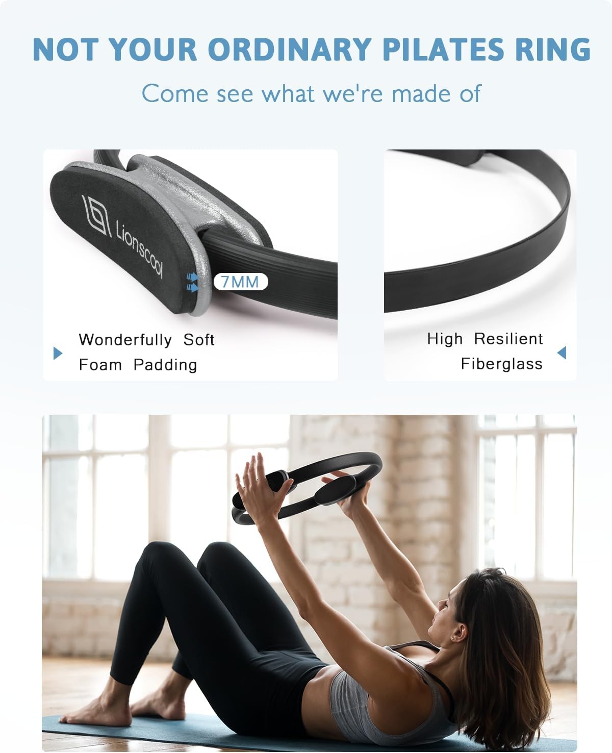 LIONSCOOL Pilates Ring Set – 14&Prime; – Deep Dive