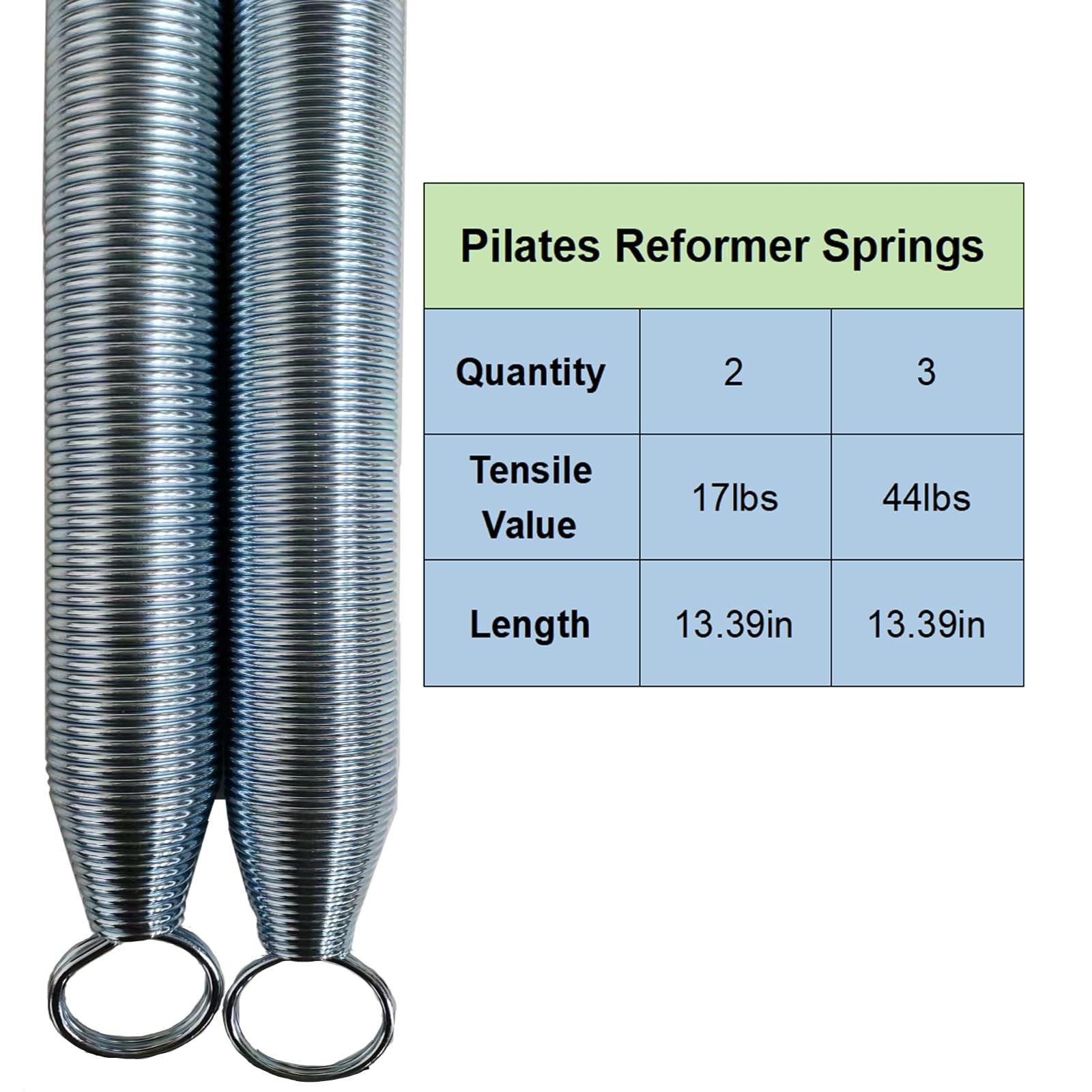 Pilates Reformer Springs Accessories, Additional Springs for Pilates Equipmen…