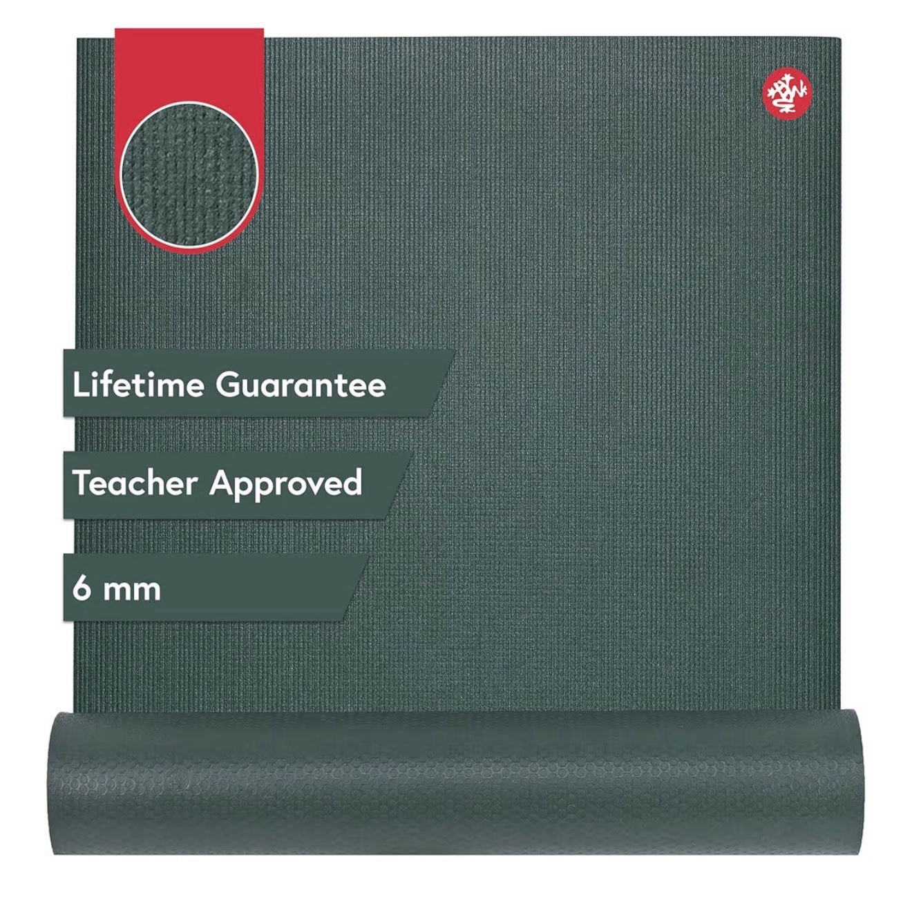Manduka PRO Yoga Mat 6Mm Lifetime Durability Hygienic Construction 71 X 26 New