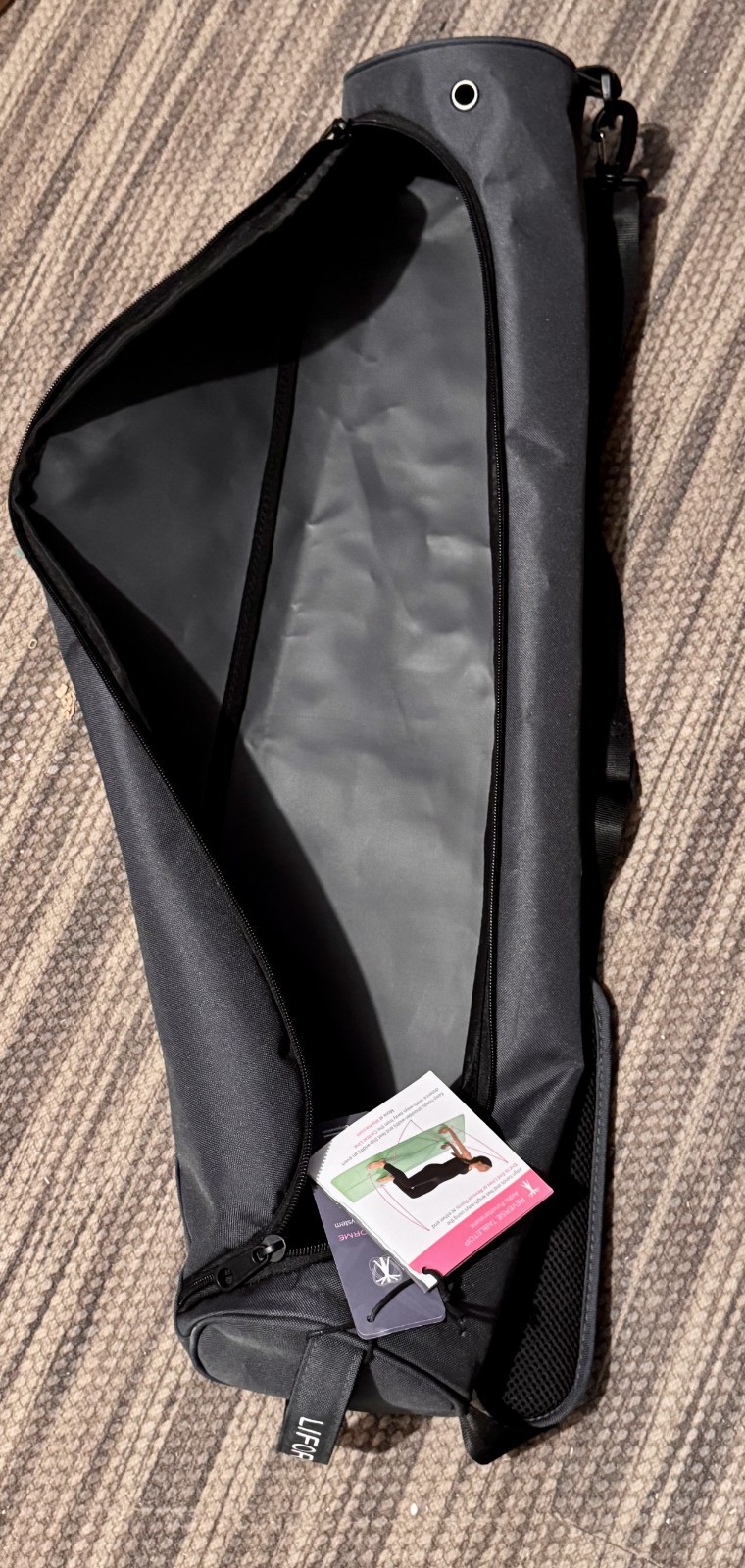 Liforme Yoga Mat Shoulder Strap BAG For A Regular Mat, Bag Only. New