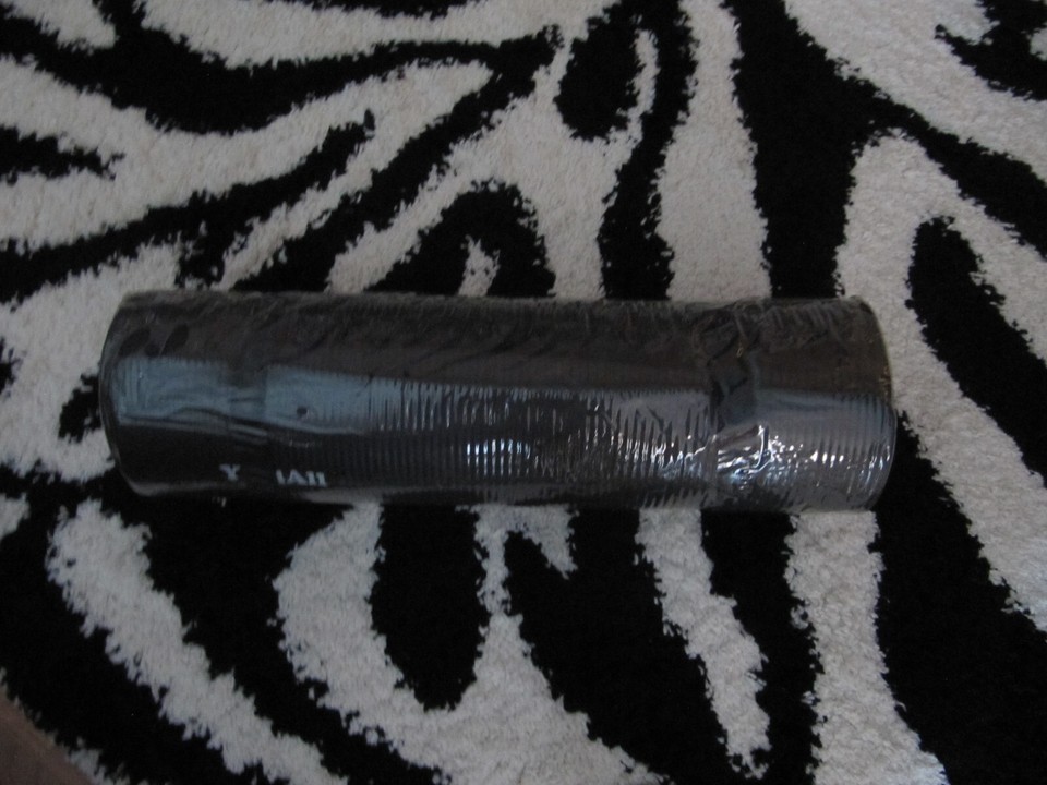 Yoga Mat, Black, With Carry Strap, New in Original Pack, 72&Prime; x 24&Prime; x 1/2&Prime;