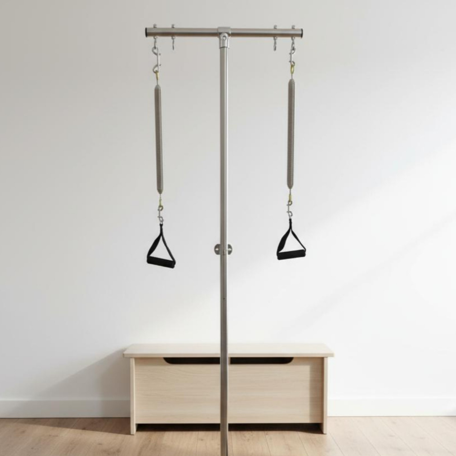Pilates Ped-O-Pull Tension Straps Freestanding Pilates Frame Metal Post