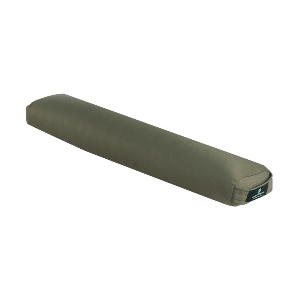 Pranayama Yoga Bolster – Olive – Very Firm, Use Under Length of Spine for Dee…