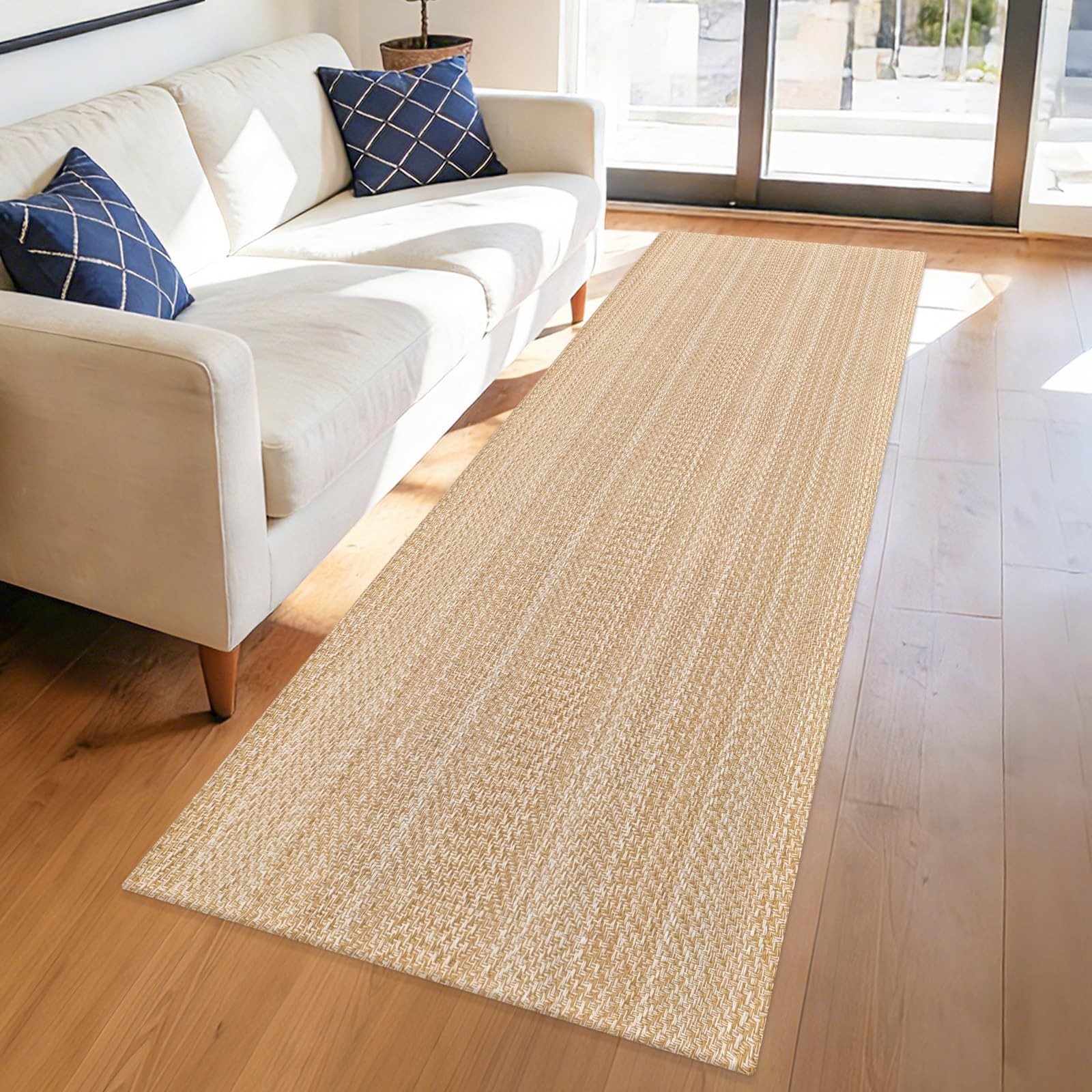Boho Runners for Hallways 2×6 ft Washable Kitchen Runner Non Slip Rubber Back…