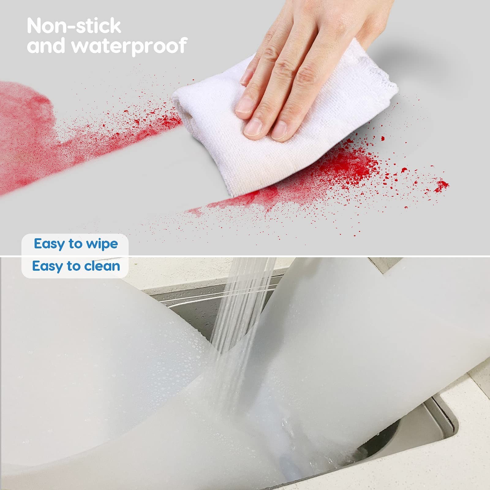AECHY Extra Large Silicone Mat 35.3&Prime;x23.5&Prime;x0.08&Prime;, Multipurpose Silicone Mat T…