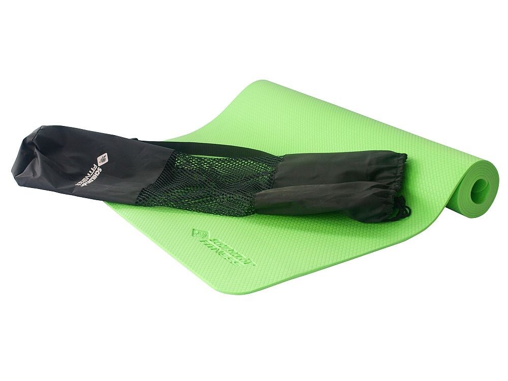 Fitness Sport Yoga Mat Green Training Pilates Phtalate Free Gymnastics 61x180cm