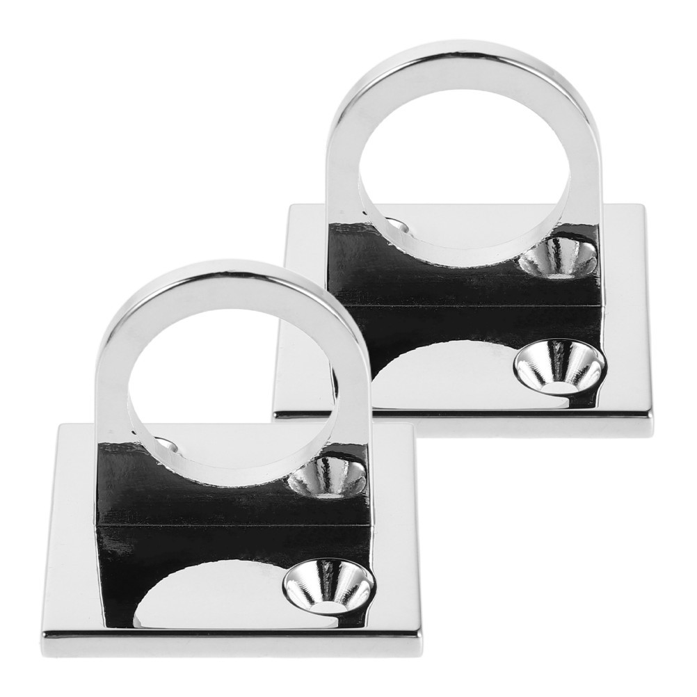 2 Pcs Ceiling Hook Pad Eye Plate Barrier Rope Hanging Accessories