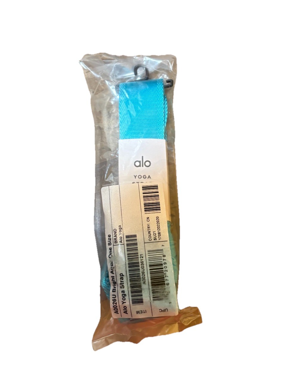 Alo Yoga Mat Strap Bright Aqua (Sold out) NWT
