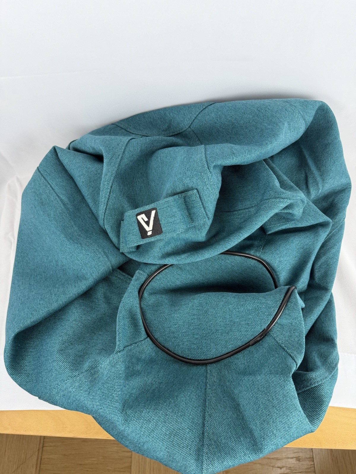 OAIBOA Yoga Mat Bag Large Canvas Carry Tote Zipper Gym Fitness Travel Teal
