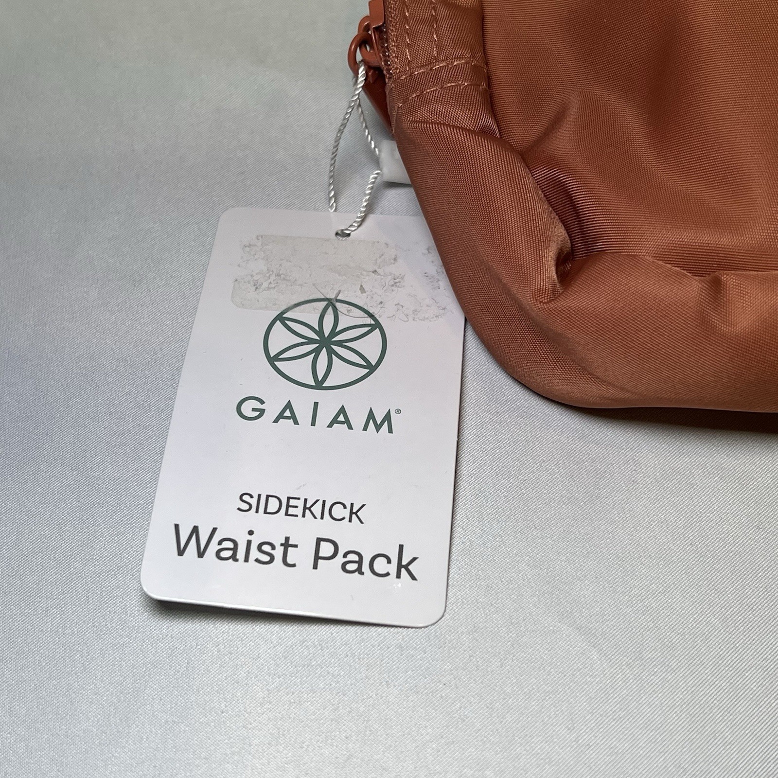 NWT Gaiam Sidekick Waist Pack Yoga New Color Orange Rust Belt Bag Fanny Pack