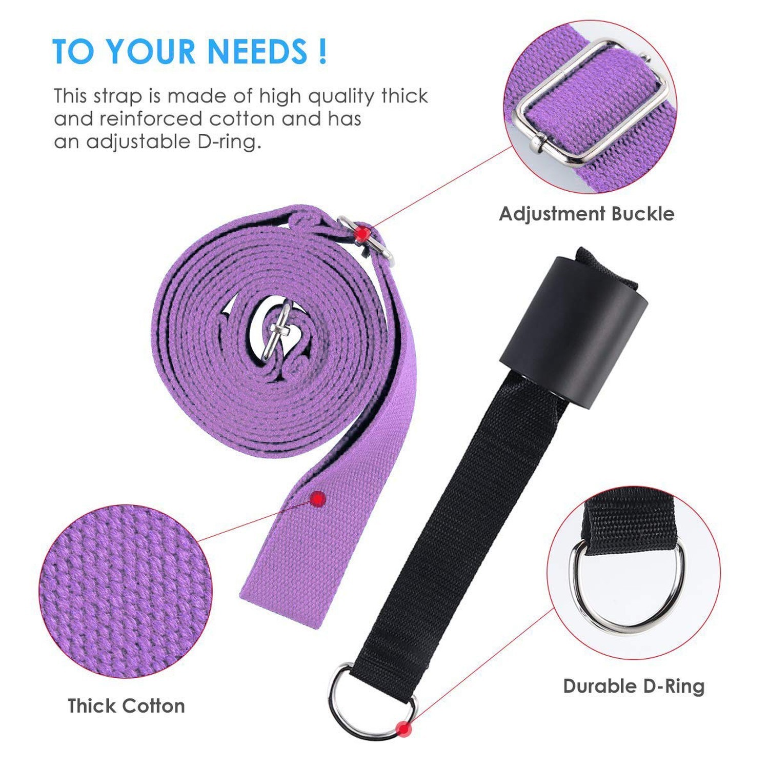 Leg Stretcher, Door Flexibility & Stretching Leg Strap – Great for Ballet Che…