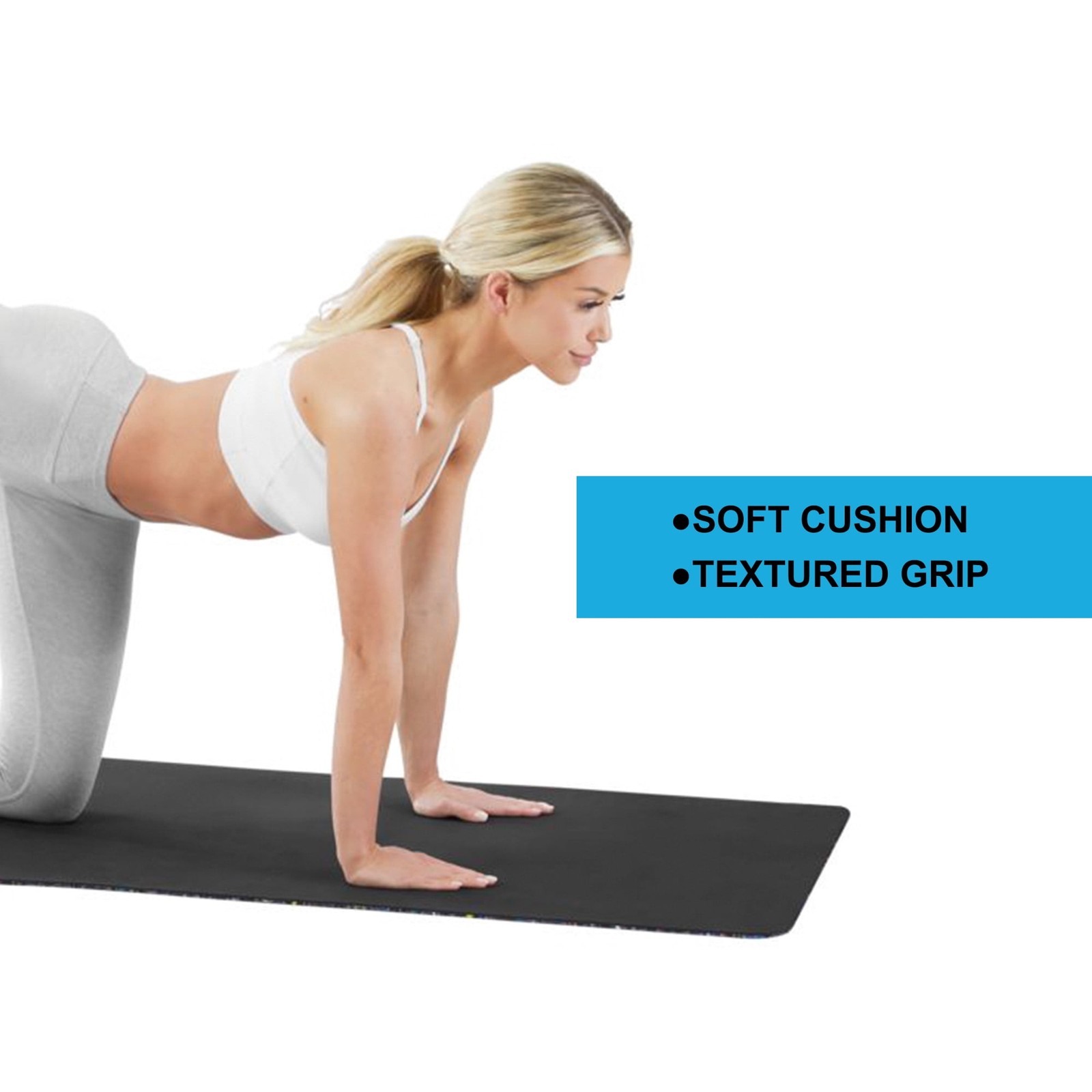 Yoga Mat W/ EPDM 72&Prime;x24&Prime;x6mm Thick Non-Slip Eco Friendly Home Workout