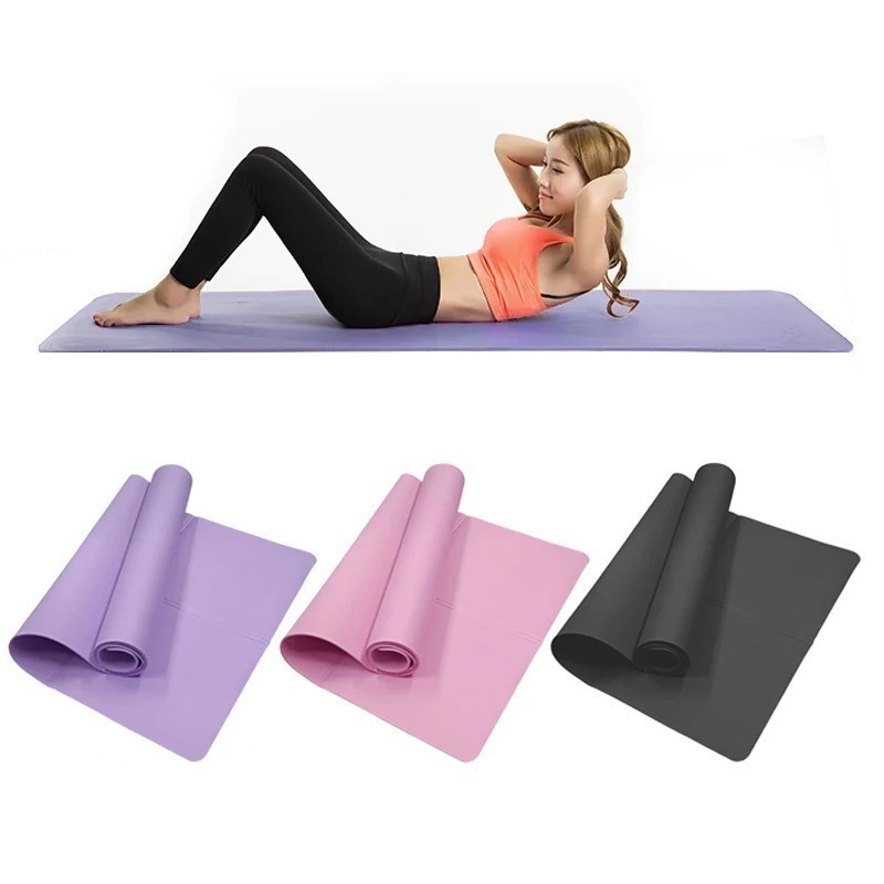 EVA Yoga Mat 4mm Thick Non Slip Fitness Pilates Exercise