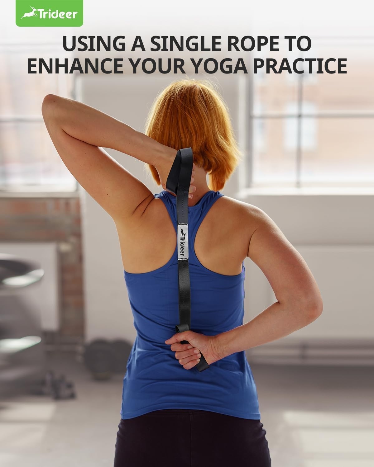 Versatile Yoga Stretching Strap for Mobility – Ideal for Rehab & Beginners