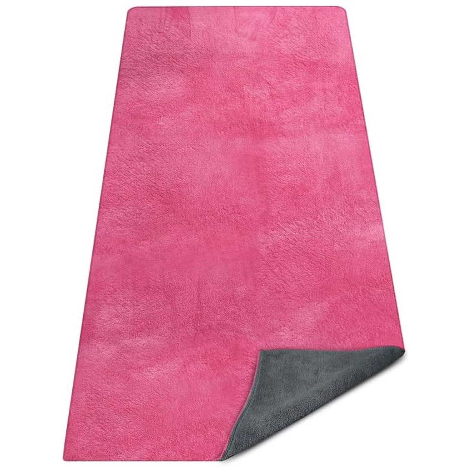Yoga Mat Towel, Extra Thick (600GSM) Soft Hot Yoga Towel, Non-Slip and Sweat …