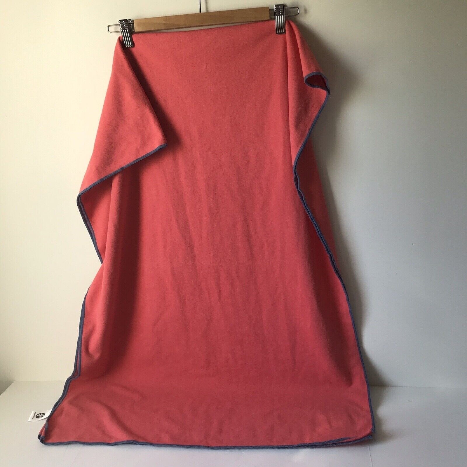 eQua camping towel quick dry yoga mat pink gray standard size large 24.5 x 72