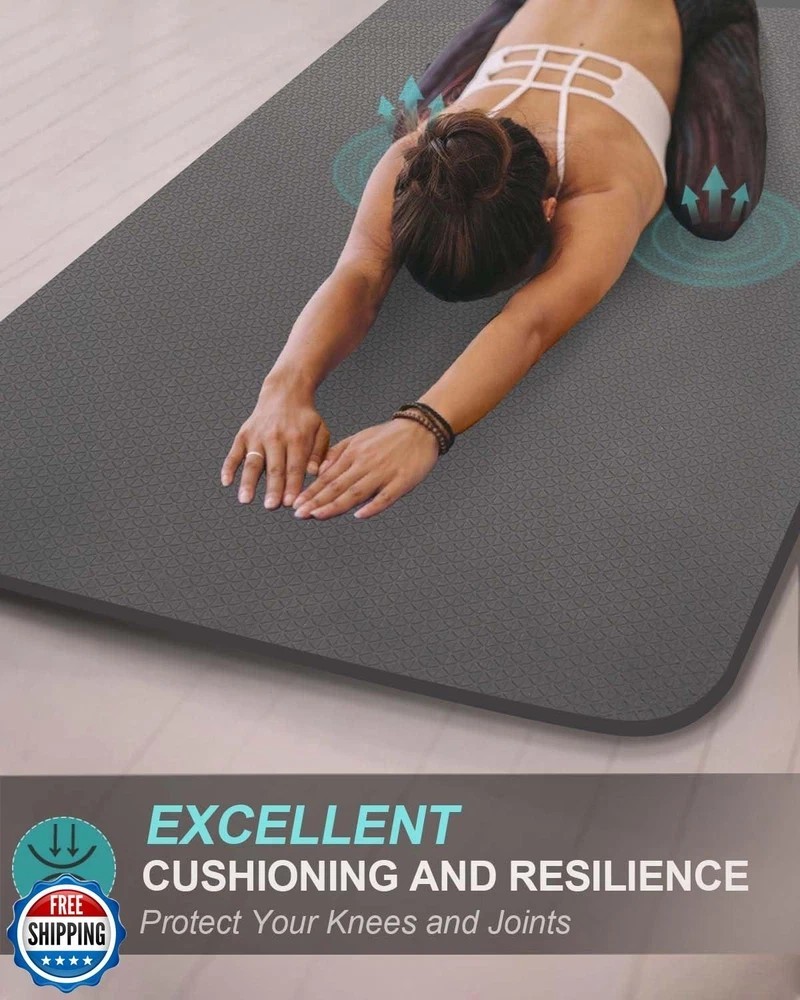 Extra Long & Wide Thick Yoga Mat for Tall Men & Women, 84 » x 32 »x 7mm Oversize