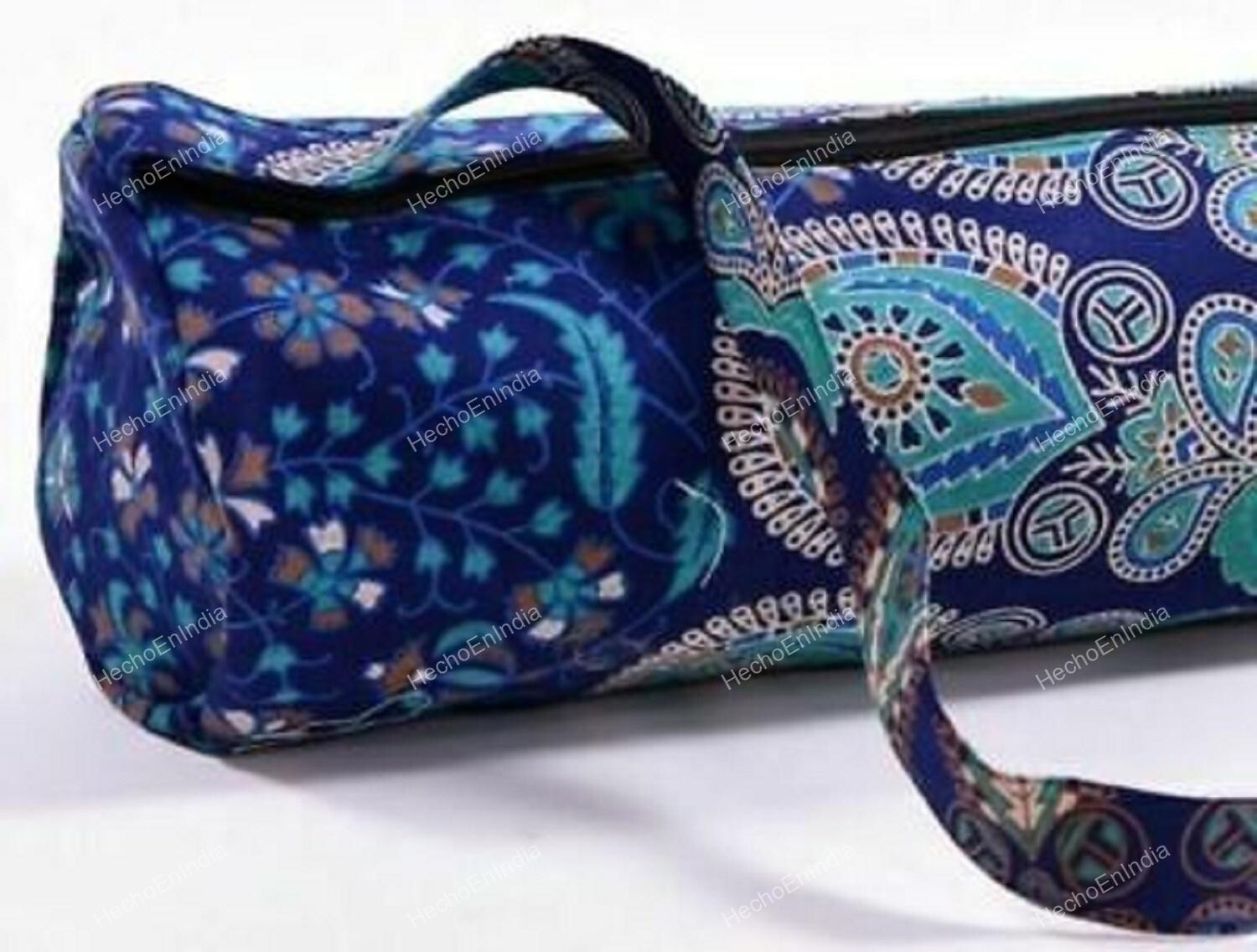 Indian Cotton Case Bags Handmade Kantha Fruit Shoulder Yoga Bag