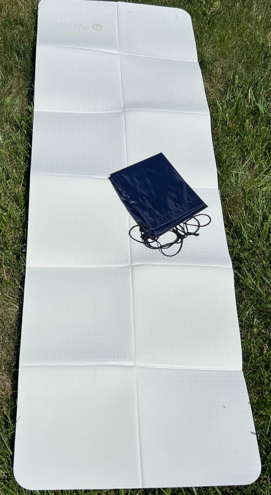 Eco-friendly WeMe yoga mat foldable with travel bag (latex & PVC free