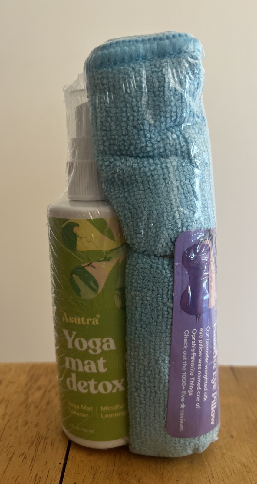ASUTRA Yoga Mat Cleaner Spray (Mindful Lemongrass), 4 fl New Sealed