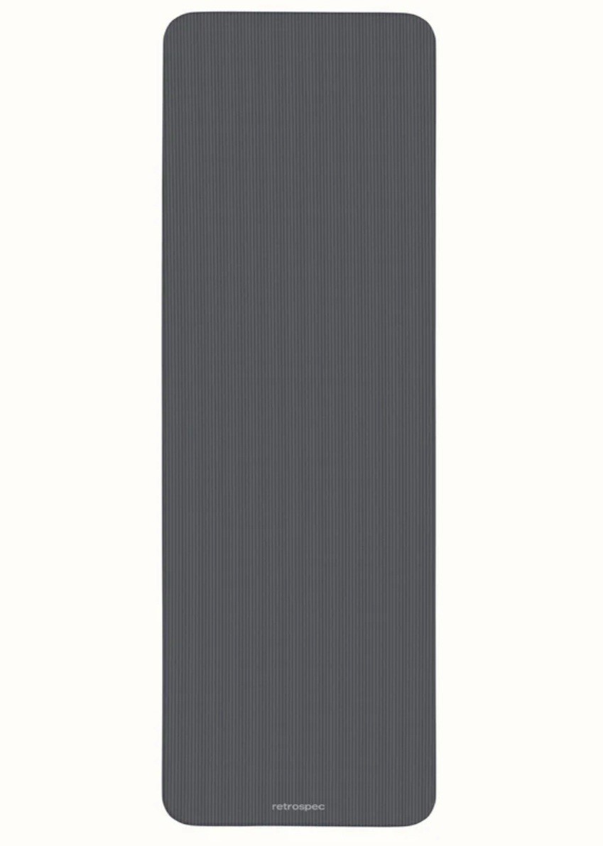 Retrospec Solana Yoga Mat 1&Prime; Thick With Nylon Strap For Men & Women – Non Slip