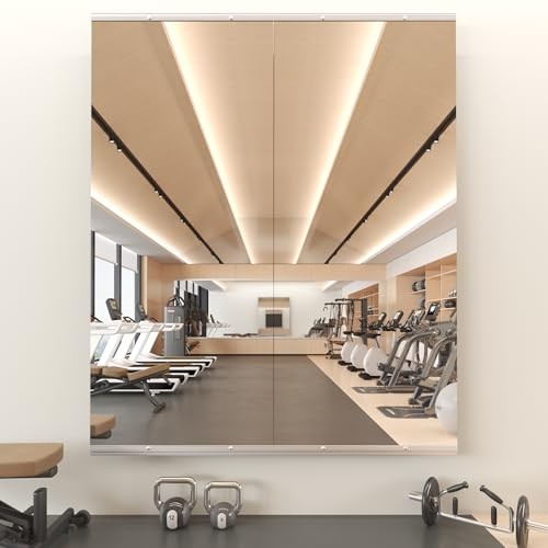 Gym Mirror, 56 »X16 »(Each) -2PCS Full Body Mirror for Yoga, Garage, Dance