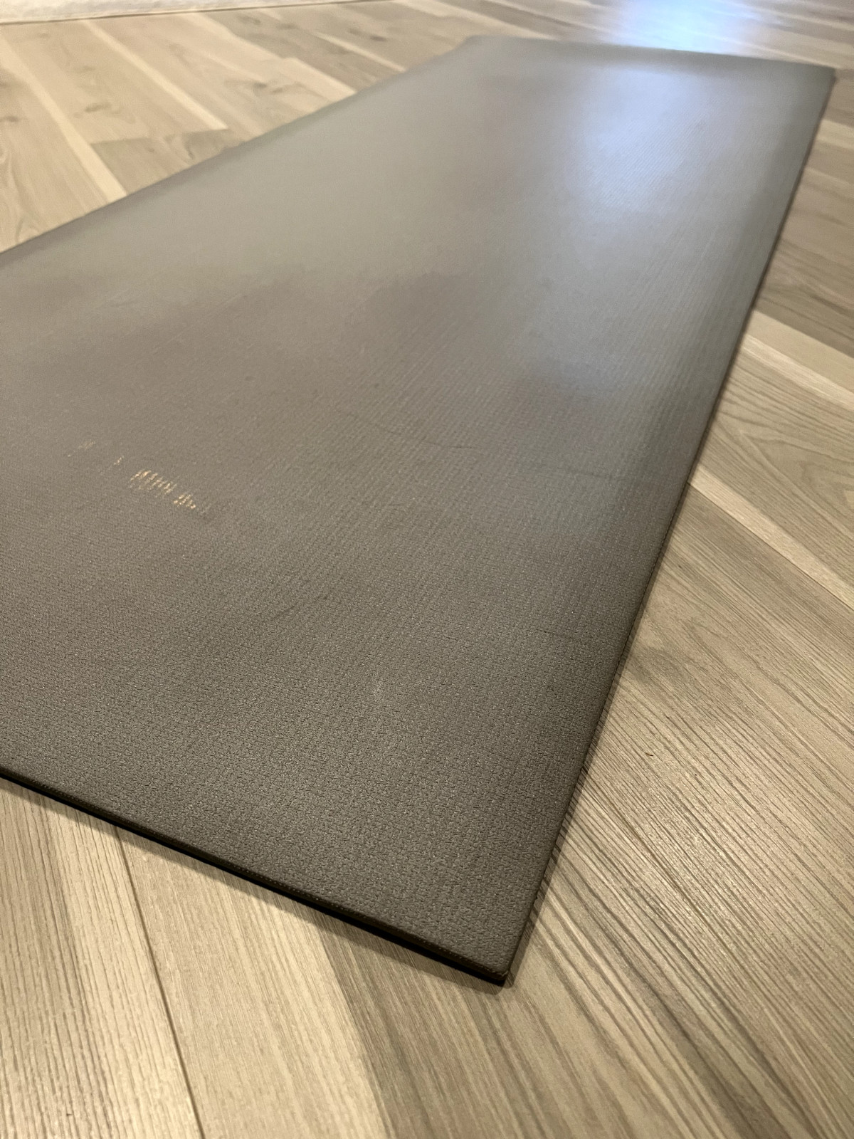 MANDUKA PRO YOGA MAT METALLIC LUSTER SILVER NAVY BLUE LIMITED EDITION 71X26 6MM