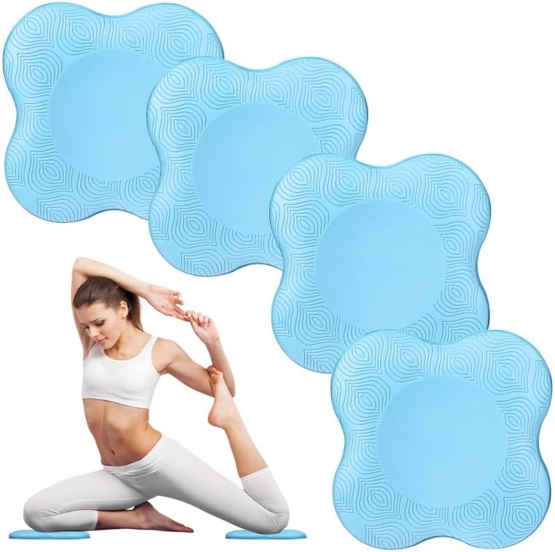 2 packs Yoga Knee Pad Mats Extra Thick for Knees Elbows Wrist Hands Head Foam