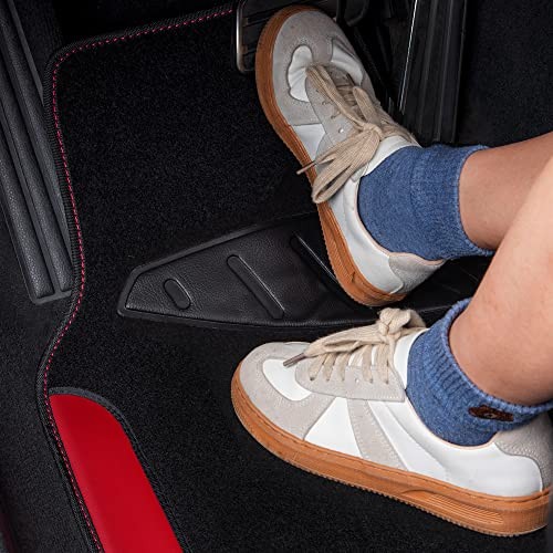 CAR PASS Waterproof Universal Fit Faux Leather Car Mats – Anti-Slip Backing for