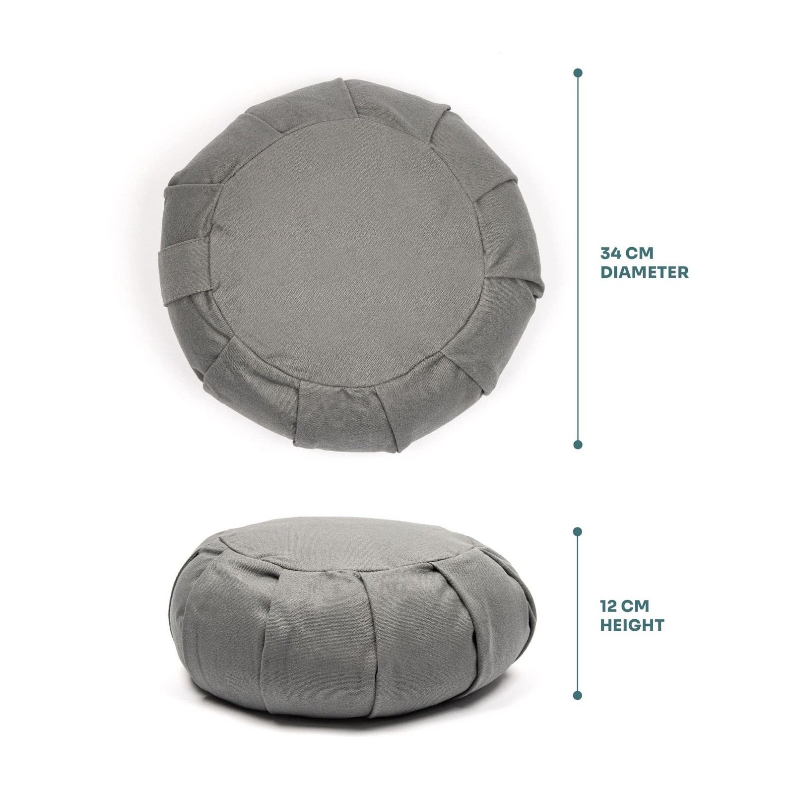Myga Zafu Yoga Meditation Cushion with Washable Cover – Floor Cushion Pillow …