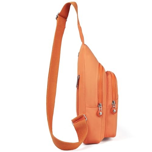 Crossbody Bags for Women, Small Cross Body Bag Sling Backpack – Orange E Orange